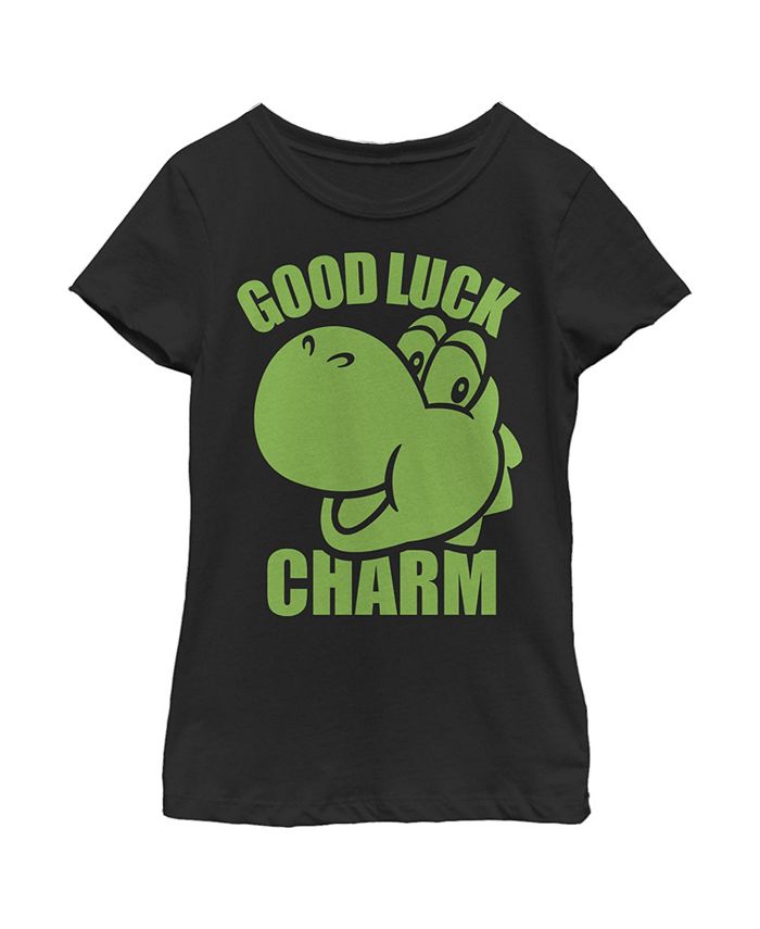Nintendo Girl s Super Mario St. Patrick s Day Yoshi Good Luck