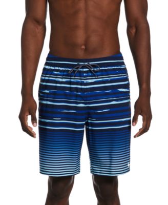 mens striped swim trunks