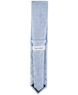 Men's Herringbone Grid Tie