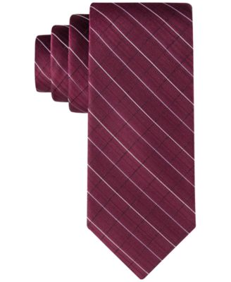 Calvin Klein - Men's Etched Windowpane Tie