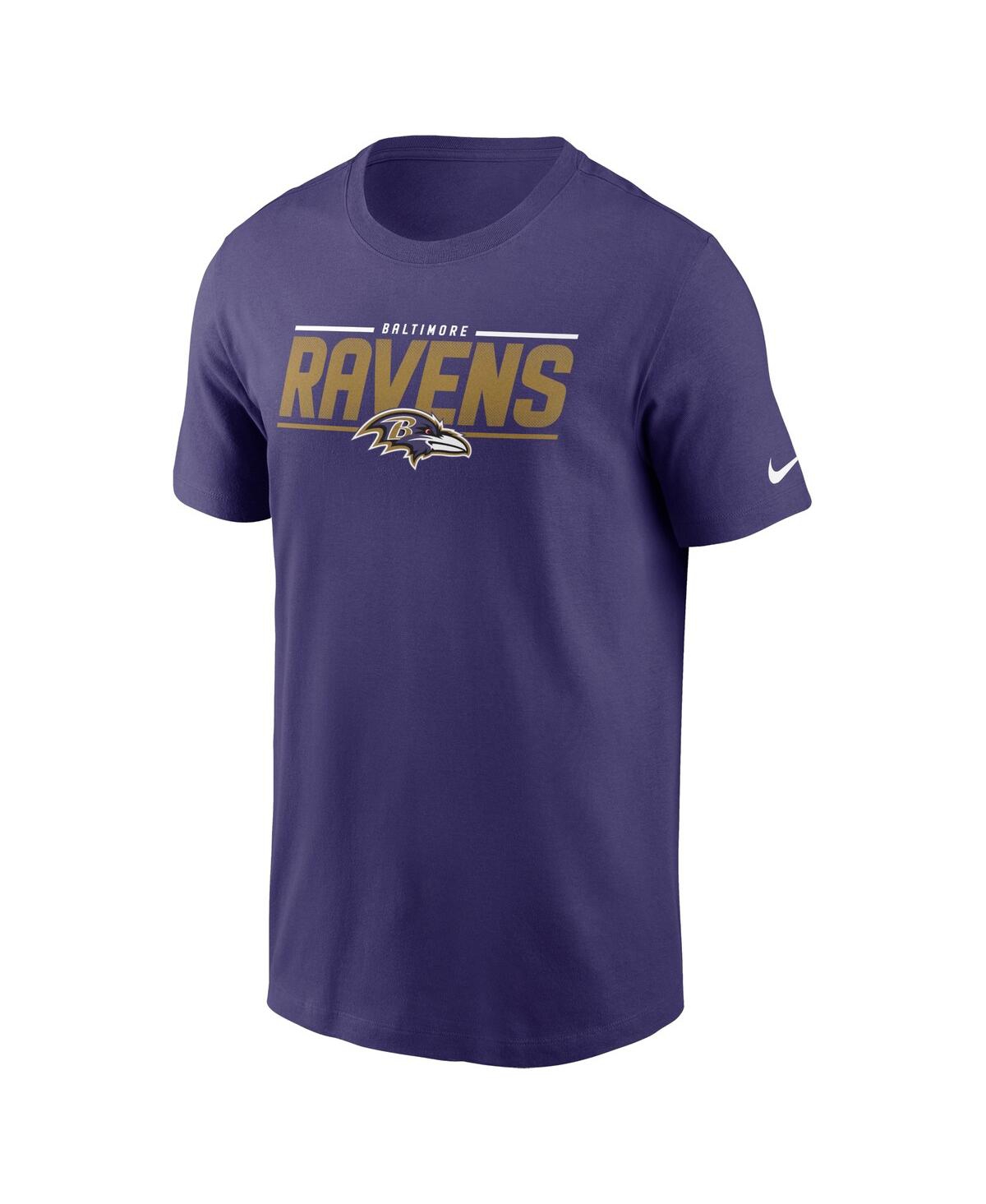 Shop Nike Men's  Purple Baltimore Ravens Muscle T-shirt