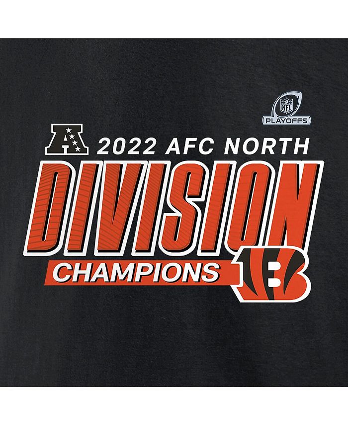 Fanatics Men's Black Cincinnati Bengals 2022 AFC North Division