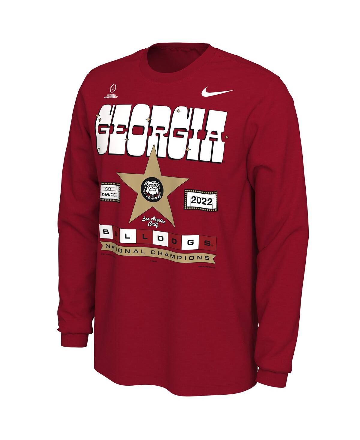 Men's NikeGeorgia Bulldogs College Football Playoff 2022 National Champions Celebration Long Sleeve T-shirt - Red