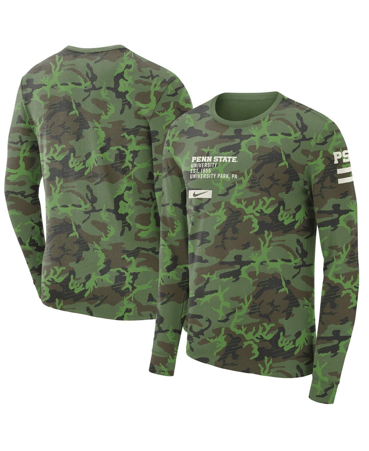 Men's NikePenn State Nittany Lions Military-Inspired Long Sleeve T-shirt - Camo