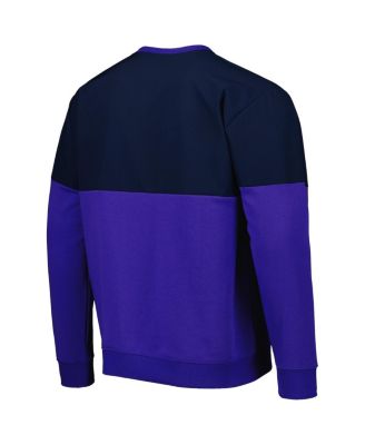 Men's Navy and Purple Argentina National Team Graphic Pullover Sweatshirt