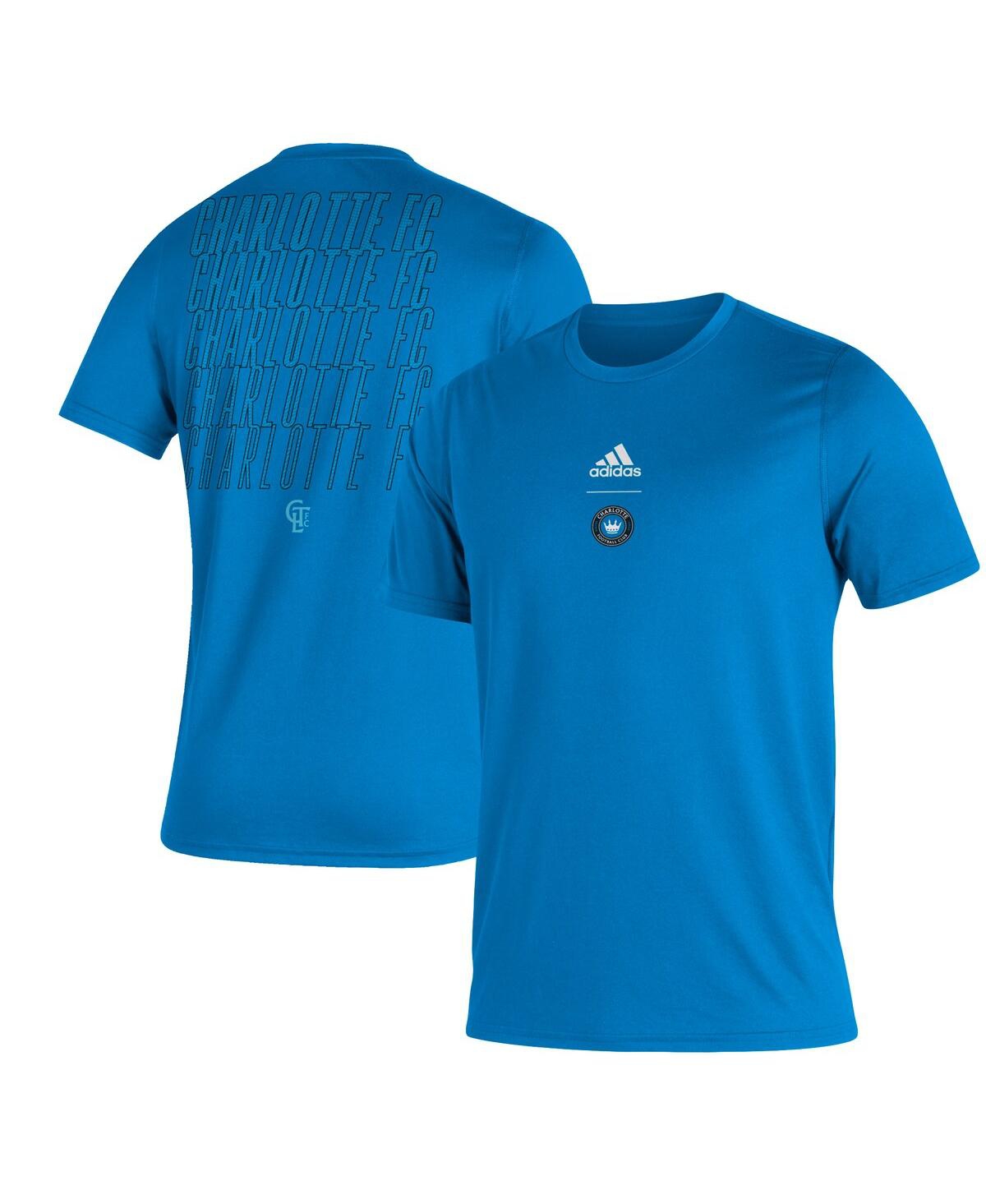 Shop Adidas Originals Men's Charlotte Fc Blue Adidas Creator Club T-shirt