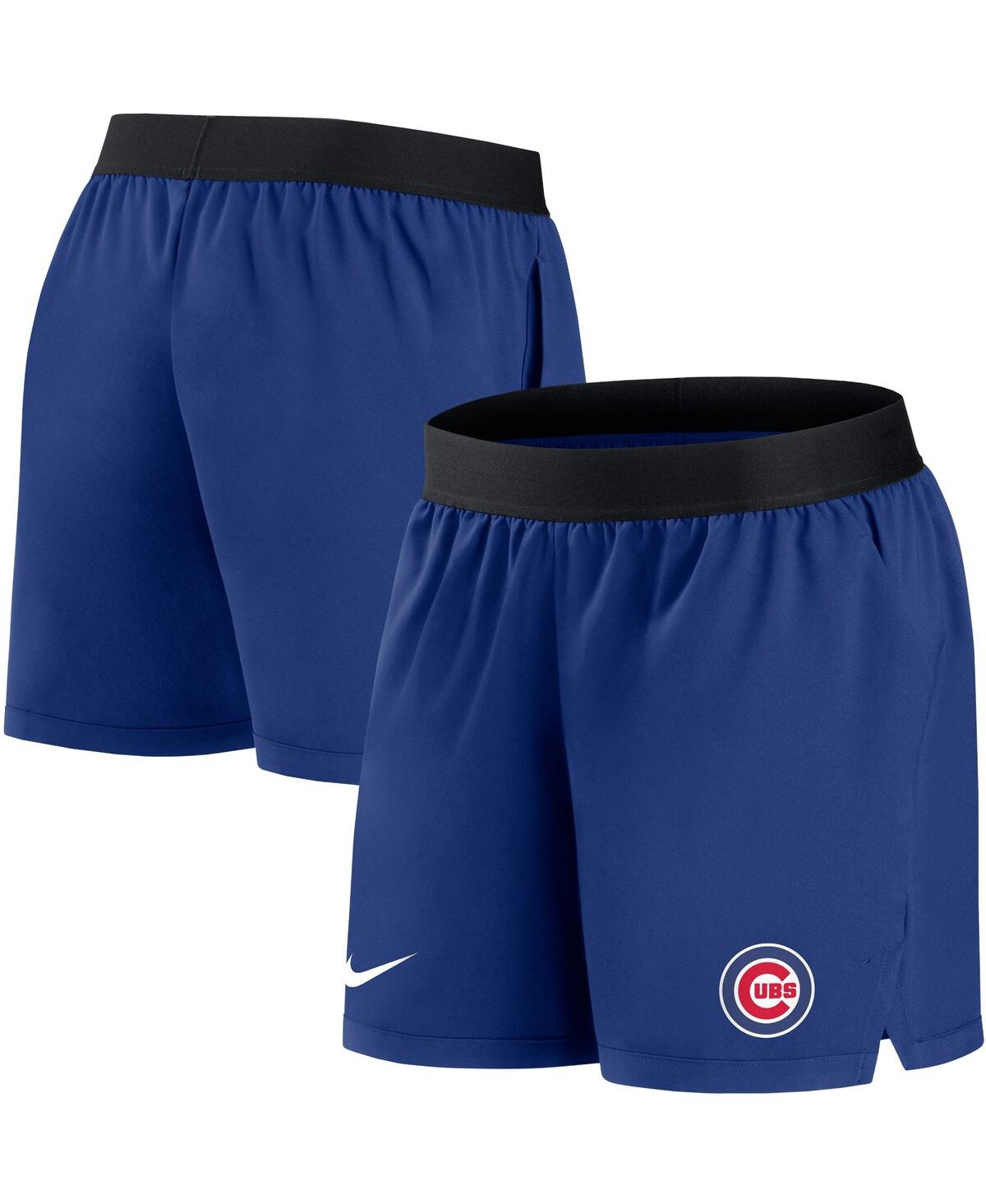 Nike Women's  Royal Chicago Cubs Authentic Collection Flex Vent Max Performance Shorts In Royal