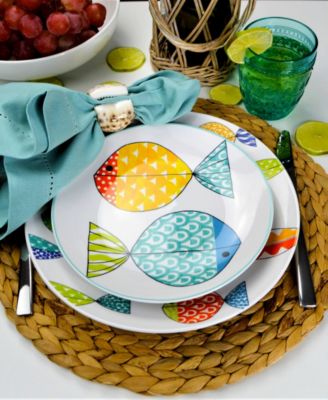 Fresh Catch 12 Pc. Dinnerware Set, Service for 4