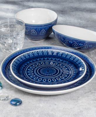 Euro Ceramica Fez Dinnerware Set, 16 Piece - Macy's