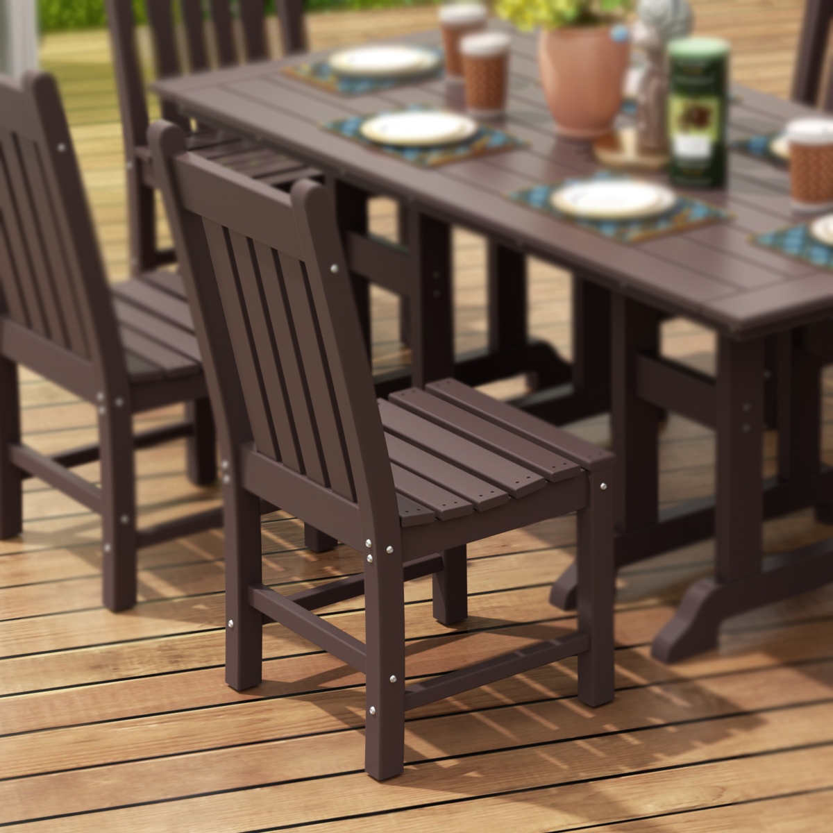 WestinTrends Outdoor Patio Dining Chair