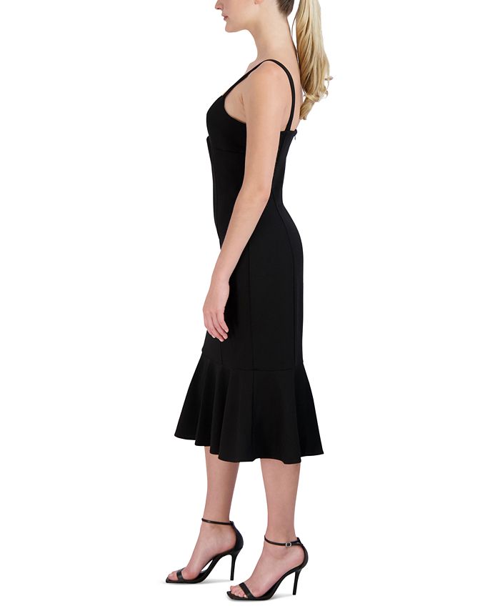 ACEWIN Flounce Hem Lace Midi Dress (Size S-XL) 703269