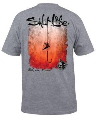 Salt Life - Men's Hook Line And Sinker Fad Graphic Short-Sleeve T-Shirt