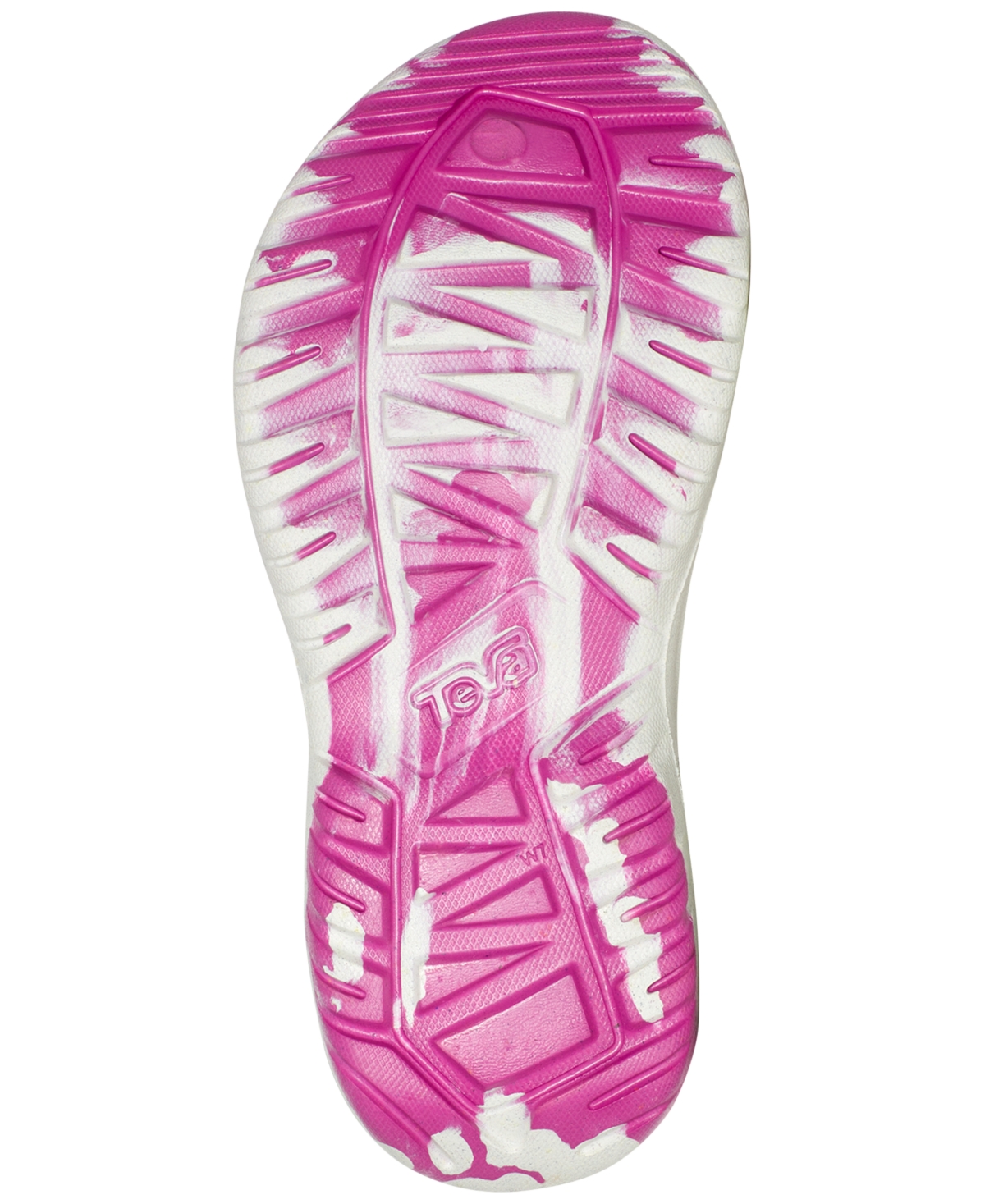 Shop Teva Women's Hurricane Drift Huemix Platform Sandals In Wild Lime Swirl