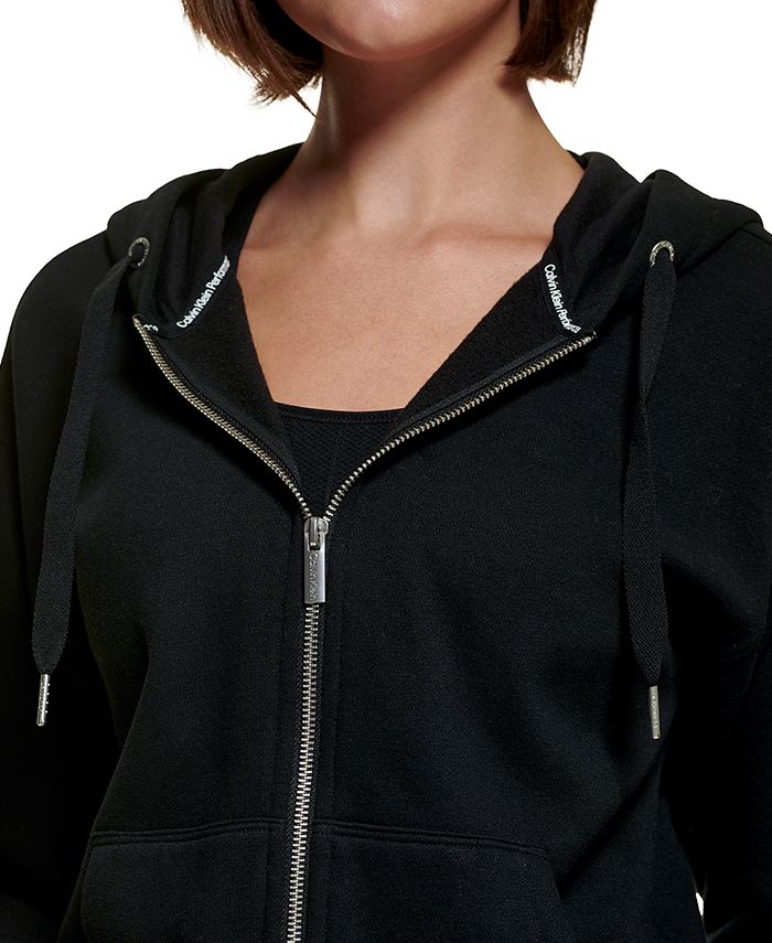 Calvin Klein Womens Long Sleeve Full Zip Fleece Quick Dry Performance  Jacket M