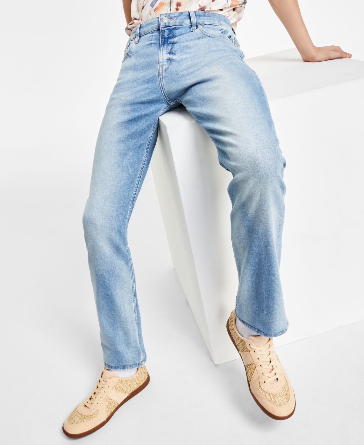 Guess Men's Slim Straight Fit Jeans In Fletcher