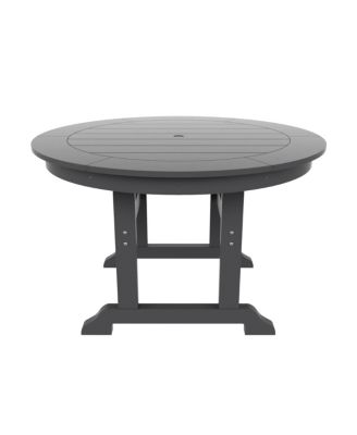 47" Round Outdoor Patio Dining Table