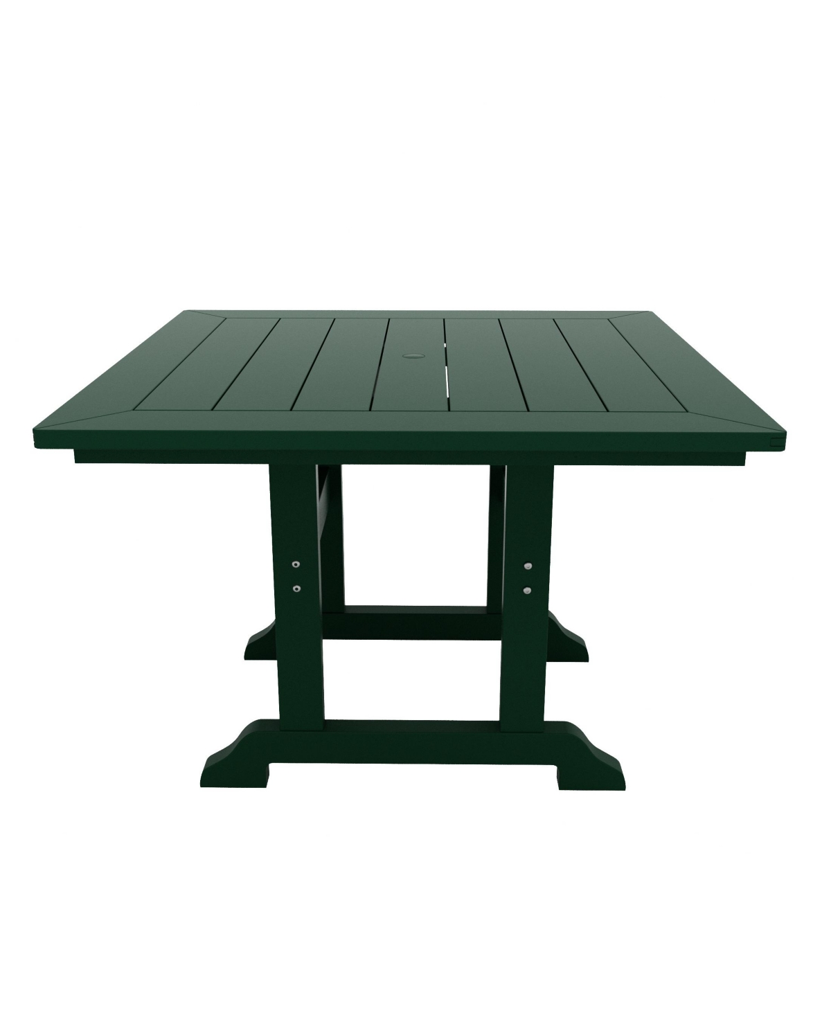 Westintrends 43" Square Outdoor Patio Dining Table In Dark Green ModeSens