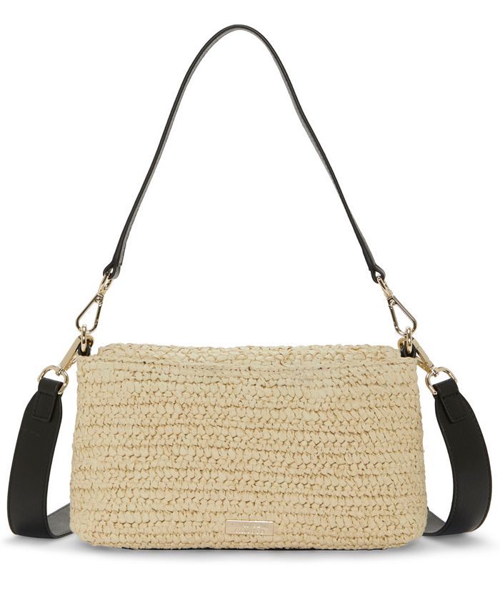 Vince Camuto Livy Straw Shoulder Bag & Reviews - Handbags & Accessories ...