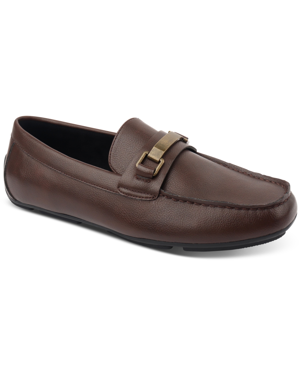Alfani Men's Egan Driving Loafers, Created For Macy's In Chocolate
