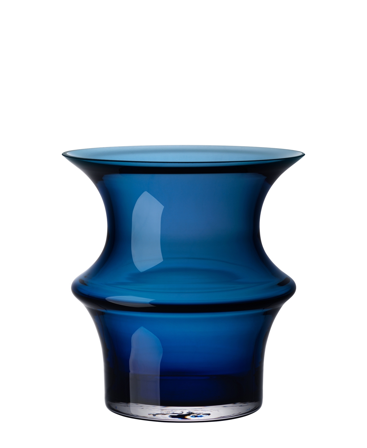 Kosta Boda Pagod Vase In Blue