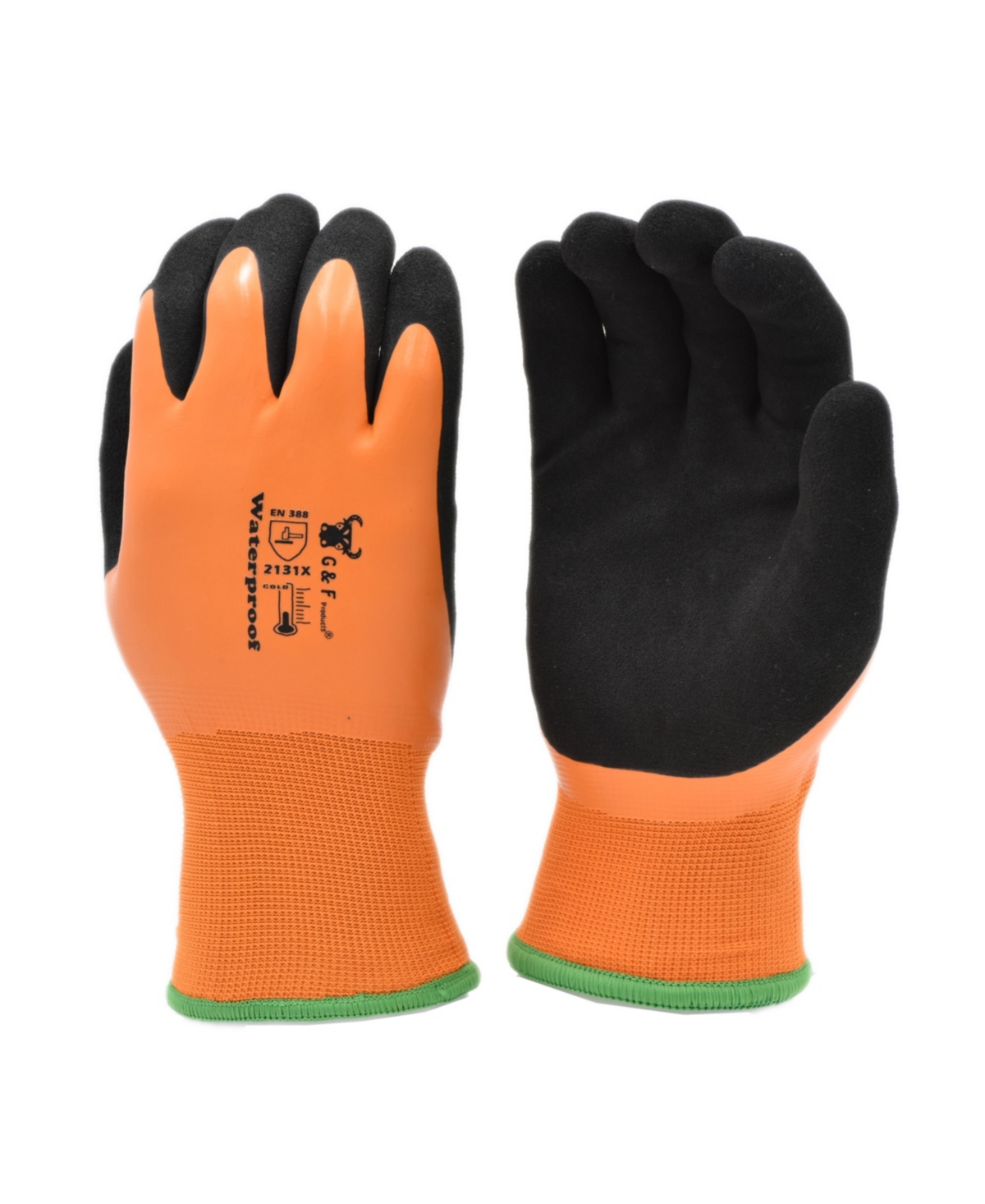 Waterproof Winter Gloves - Orange