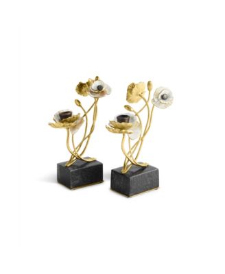 Anemone Candle Holders, Set of 2