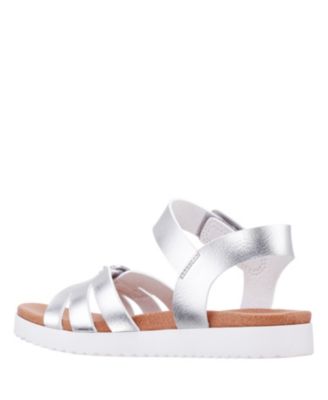 Toddler Girls Lacey Season Fastening Strap Sandals