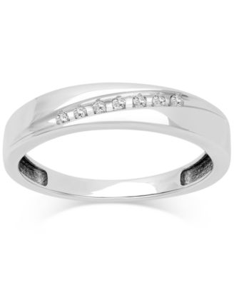 Diamond Square Cluster Bridal Set (1/4 ct. t.w.) in 14k White Gold