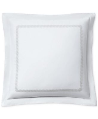 Lauren Ralph Lauren - Spencer Cable Embroidery Sham, Euro