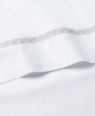 Spencer Cable Embroidery 4-Pc. Sheet Set, Queen