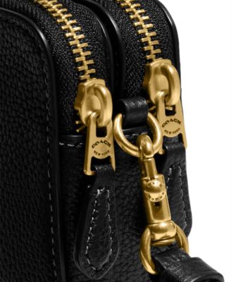 COACH Kira Polished Pebble Leather Small Crossbody