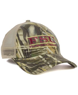 Game Florida State Seminoles Camo Mesh Bar Cap