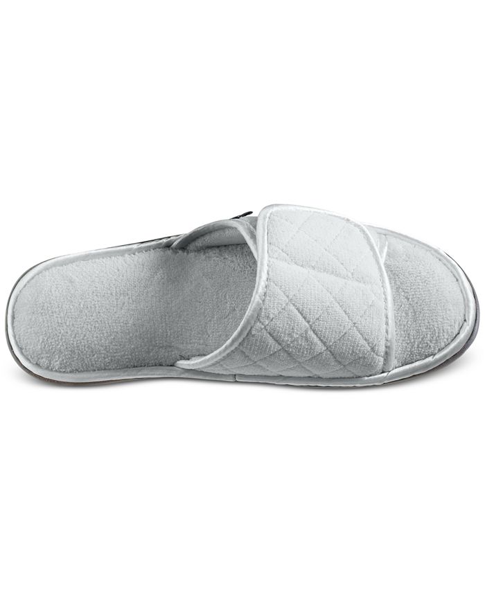Isotoner Signature Women's Quilted Memory Foam Microterry and Satin