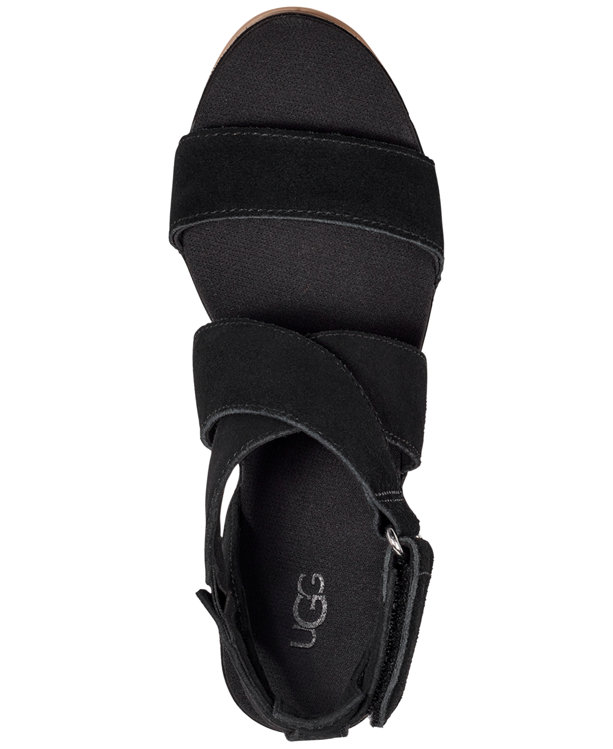 Shop Ugg Women's Ileana Ankle-strap Espadrille Platform Wedge Sandals In Vibrant Coral