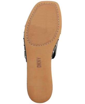 DKNY Alvy Studded Platform Wedge Slide Sandals - Macy's