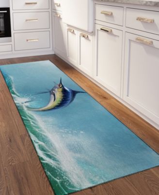 Harbor Washable HA2 2'3" x 7'6" Runner Area Rug