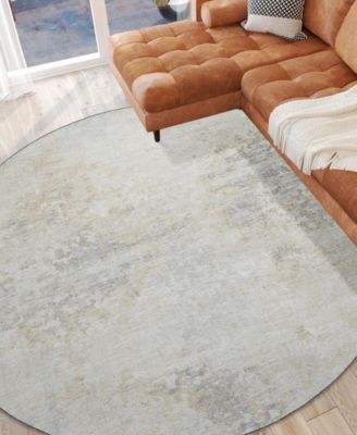 Camberly Washable CM5 8' x 8' Round Area Rug