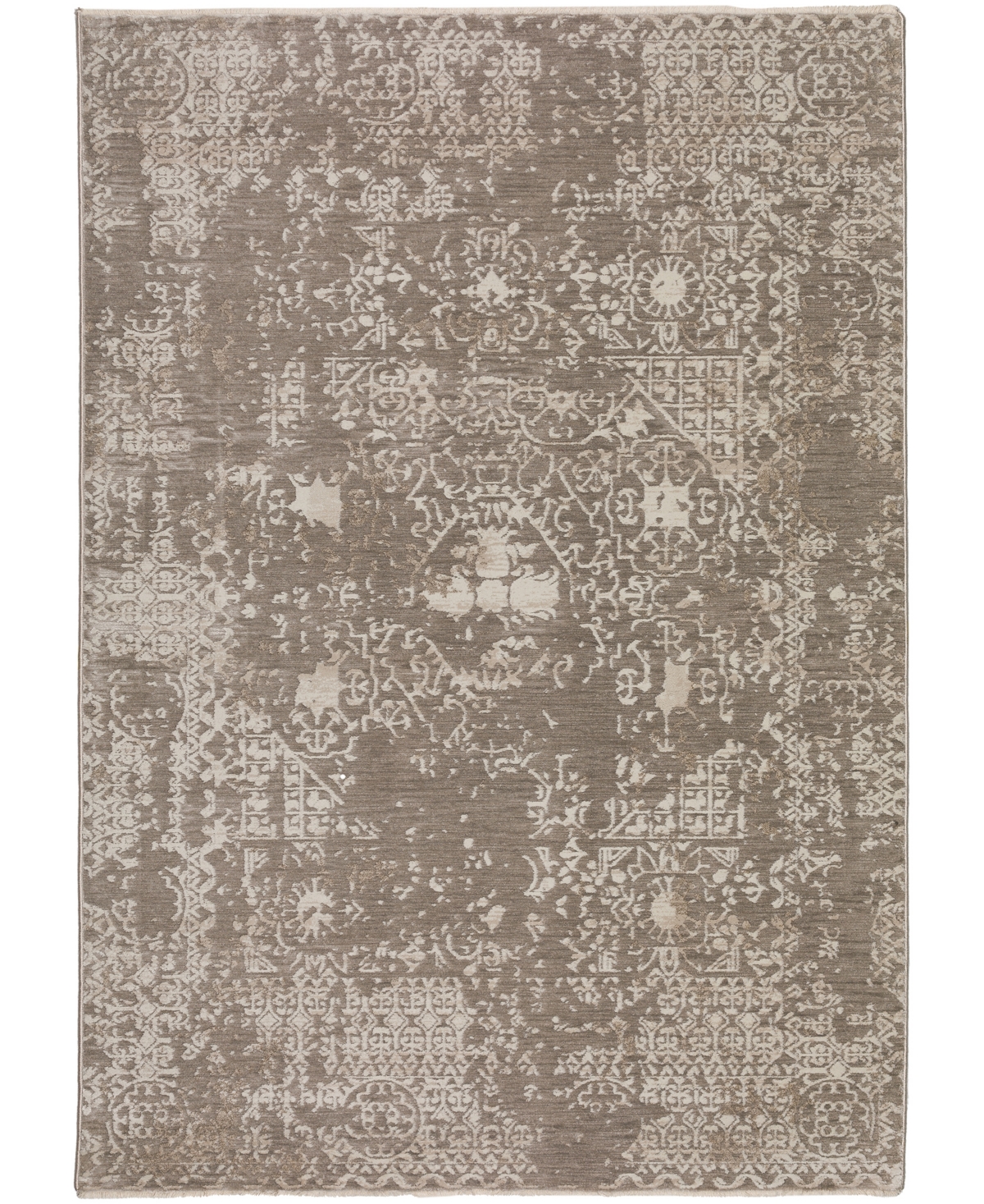 D Style Lycian LYN3 5'3in x 7'8in Area Rug - Silver