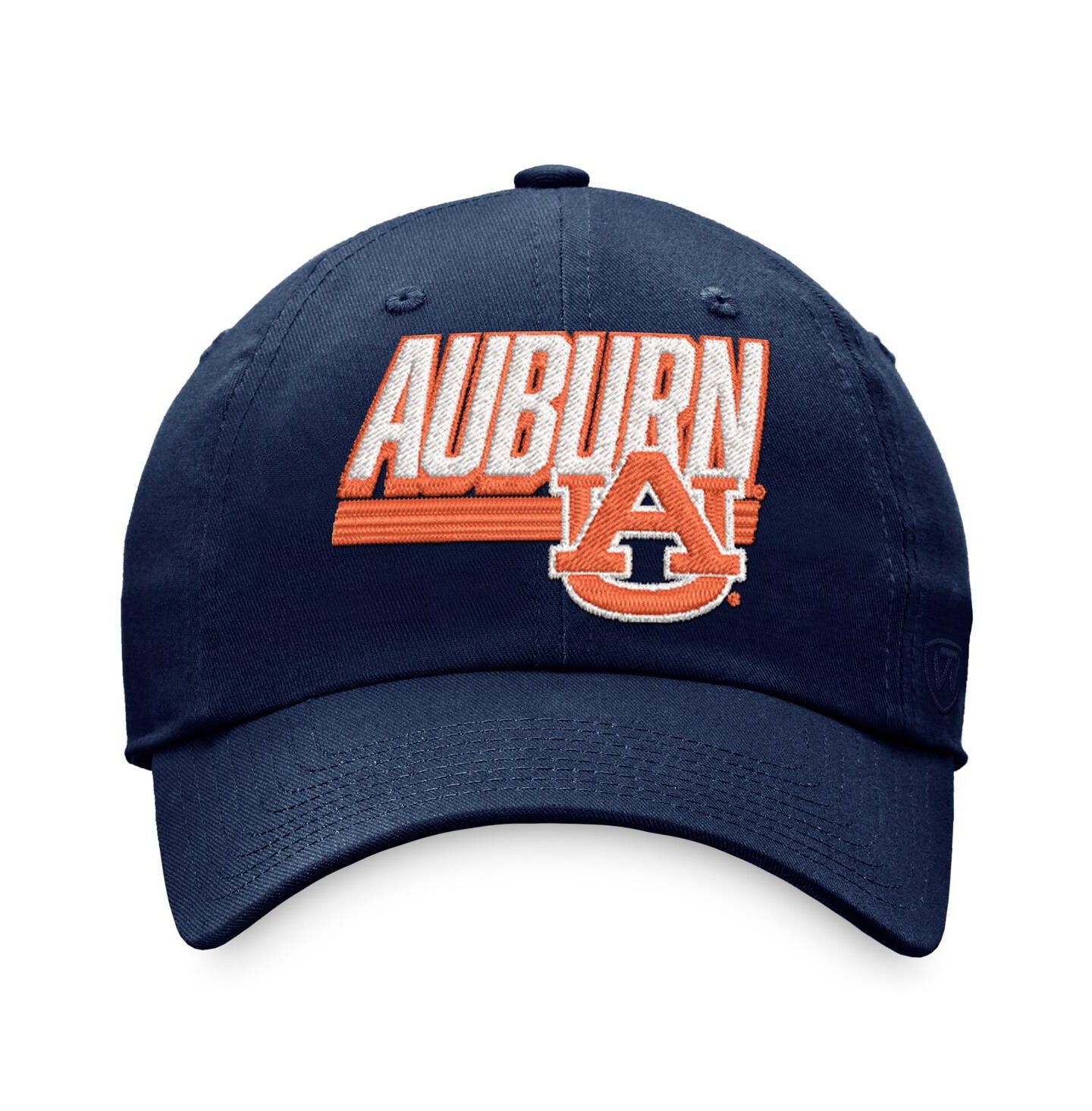 Мужская кепка Top of the World Navy Auburn Tigers Slice Adjustable Hat — фото 2