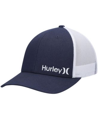 Hurley Men's Navy Logo Corp Staple Trucker Snapback Hat