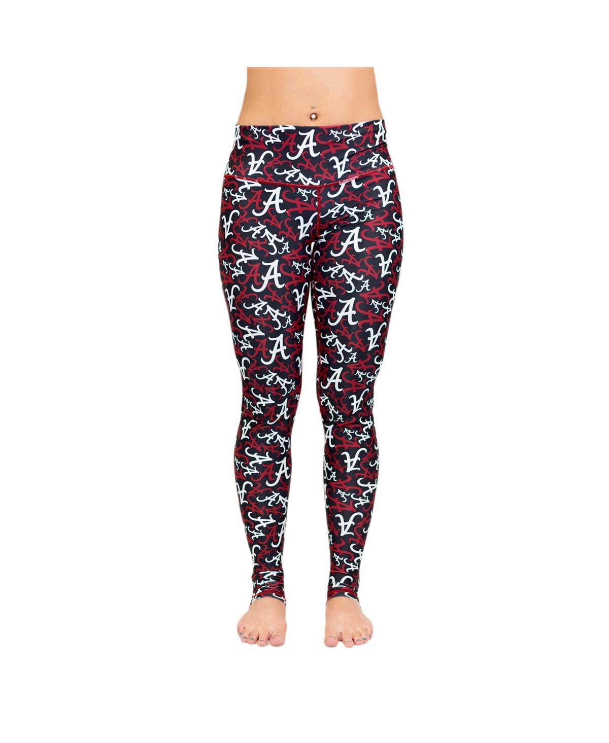 Women's ZooZatz Multi Alabama Crimson Tide Stacked Mascot Leggings - Multi