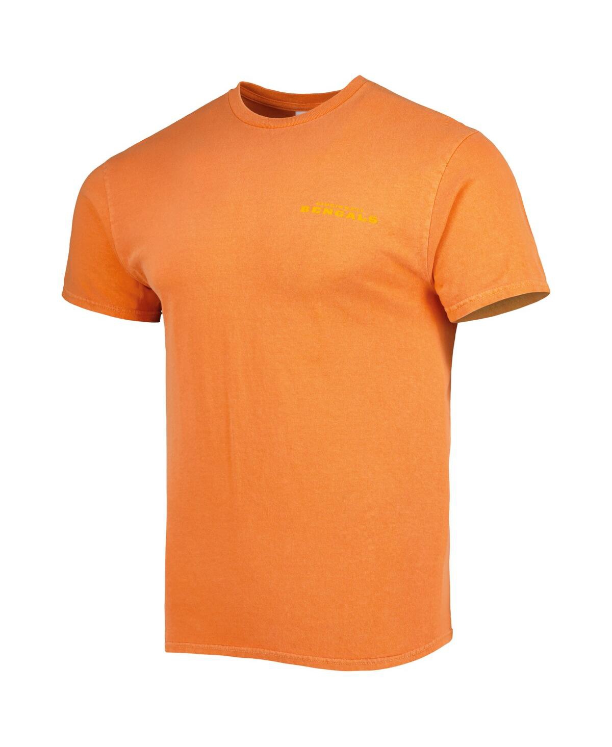 Shop 47 Brand Men's ' Orange Cincinnati Bengals Fast Track Tonal Highlight T-shirt