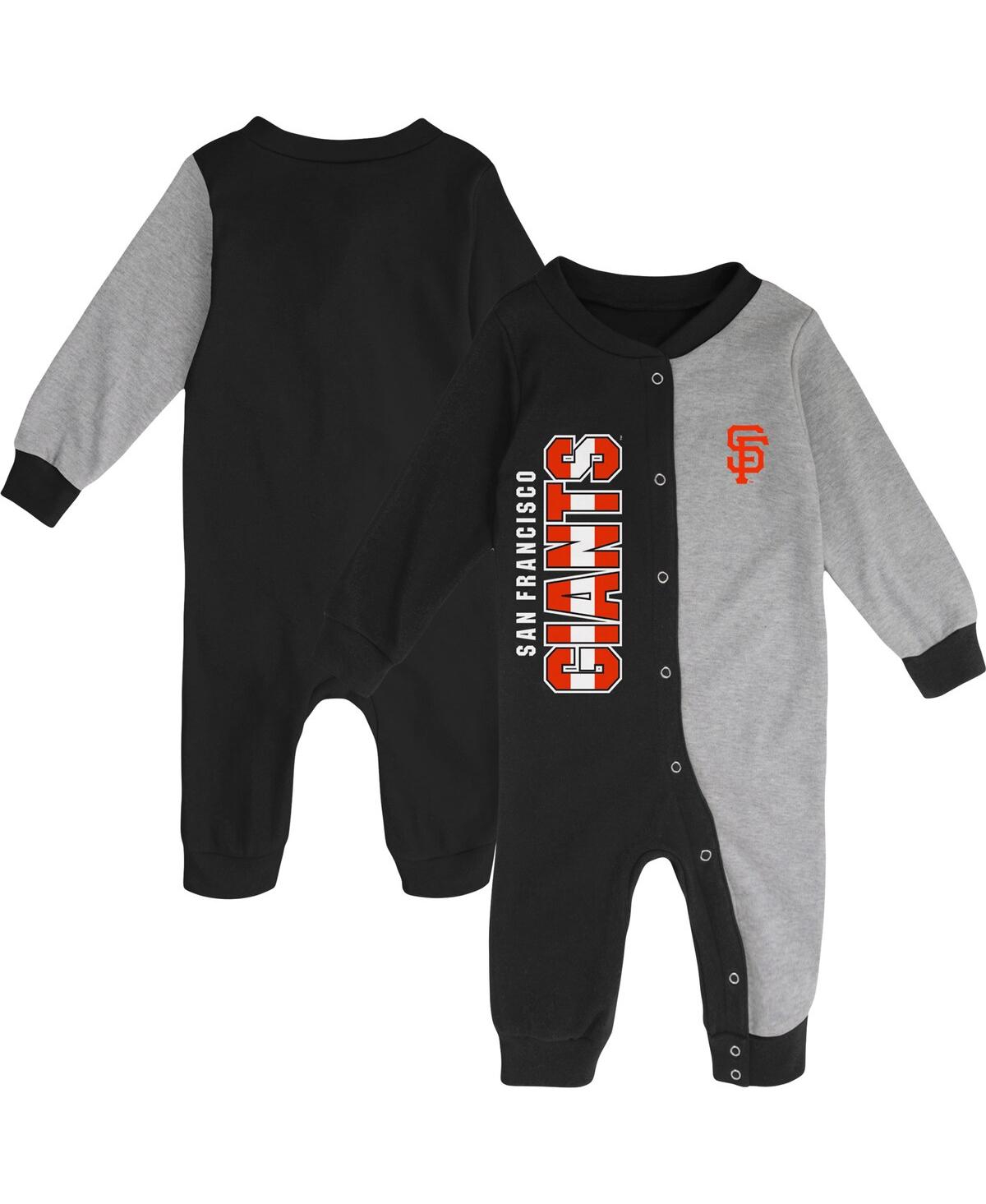 Infant Boys and Girls Gray San Francisco Giants Halftime Sleeper - Gray