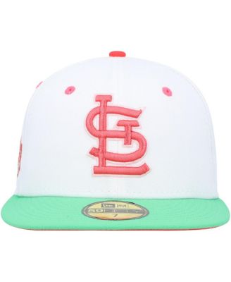 Men's White, Green St. Louis Cardinals 2011 World Series Watermelon Lolli 59Fifty Fitted Hat