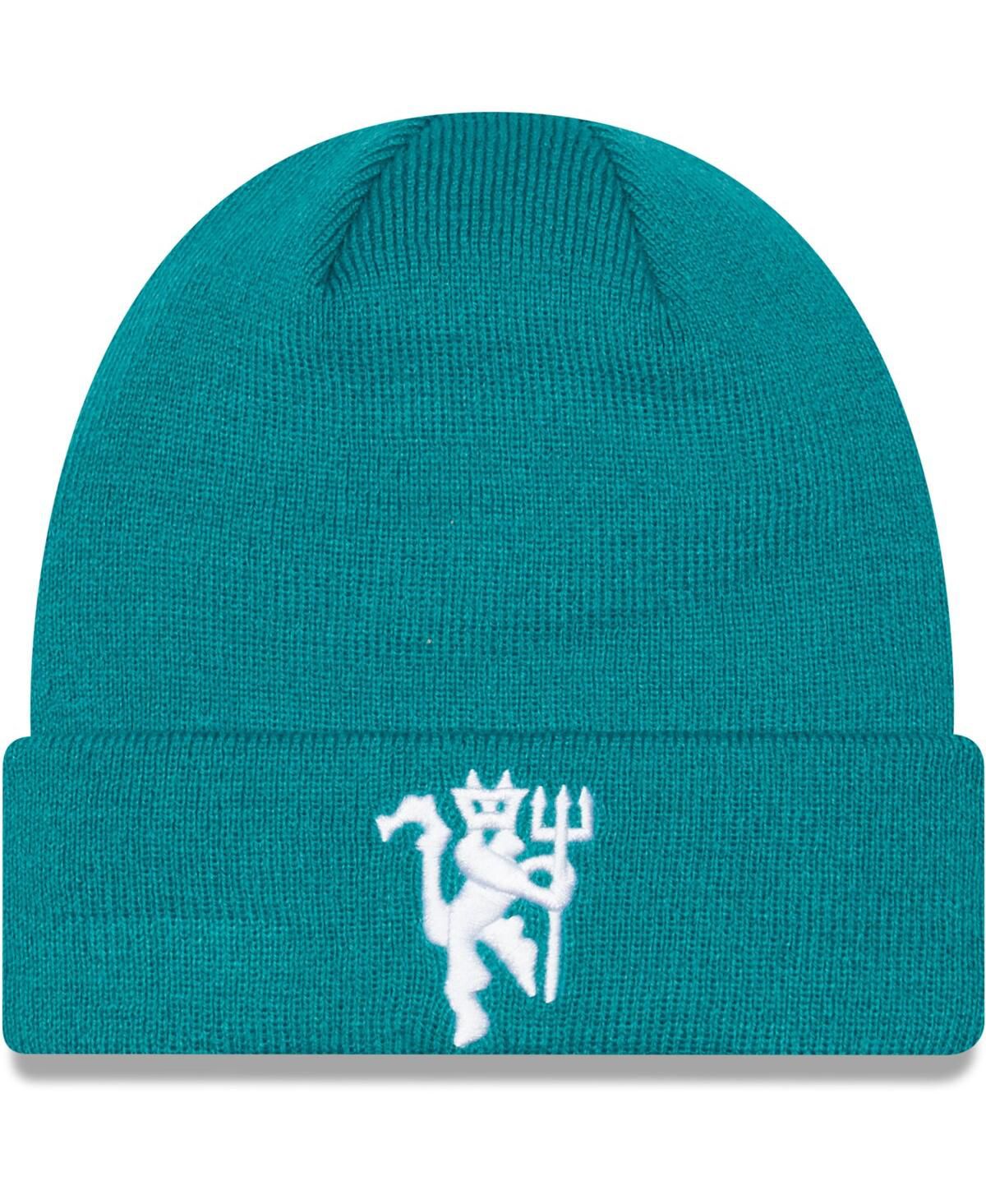 Мужская сезонная вязаная шапка с манжетами 