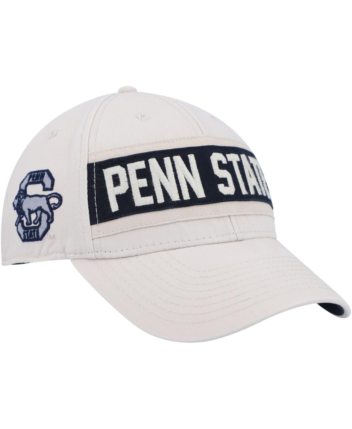47 Brand Men's ' Cream Penn State Nittany Lions Crossroad Mvp Adjustable Hat