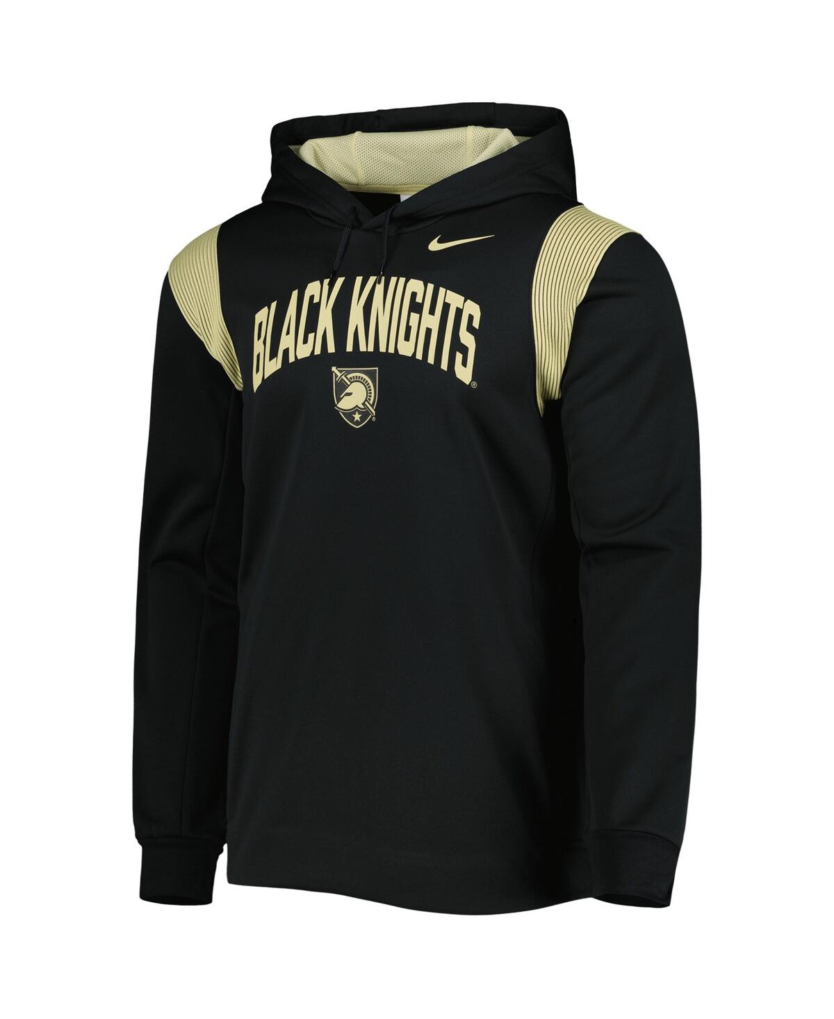 Shop Nike Men's  Black Army Black Knights 2022 Sideline Performance Pullover Hoodie