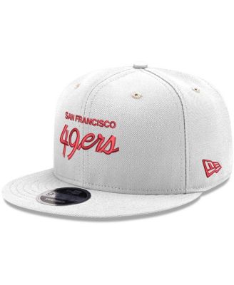 Men s New Era White San Francisco 49ers Griswold Original Fit 9FIFTY Snapback Hat Macy s