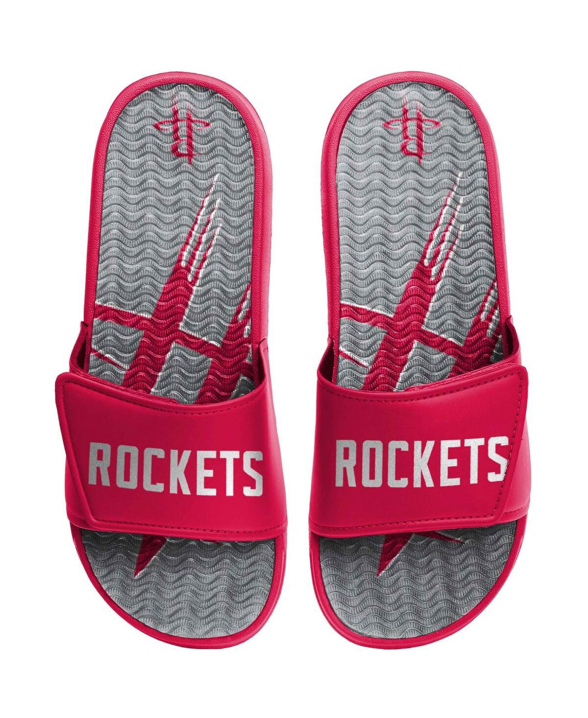 Foco Kids' Youth Boys And Girls  Houston Rockets Gel Slide Sandals In Red