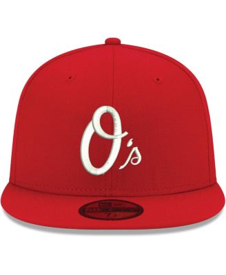 Men's Red Baltimore Orioles White Logo 59FIFTY Fitted Hat